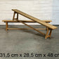 Pair French Oak Dining Benches