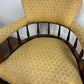 Pair of Edwardian Mahogany Upholstered Tub Chairs