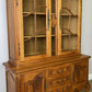 Bookcase Vintage French Louis XVI Oak Display Cabinet Carved Sideboard LOT 6285