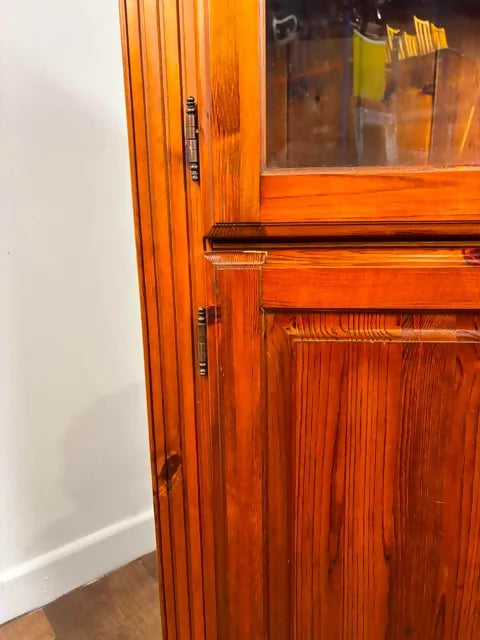 Contemporary ‘Ducal’ Pine Glazed Bookcase