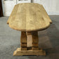 Large French Bleached Oak Farmhouse Dining Table