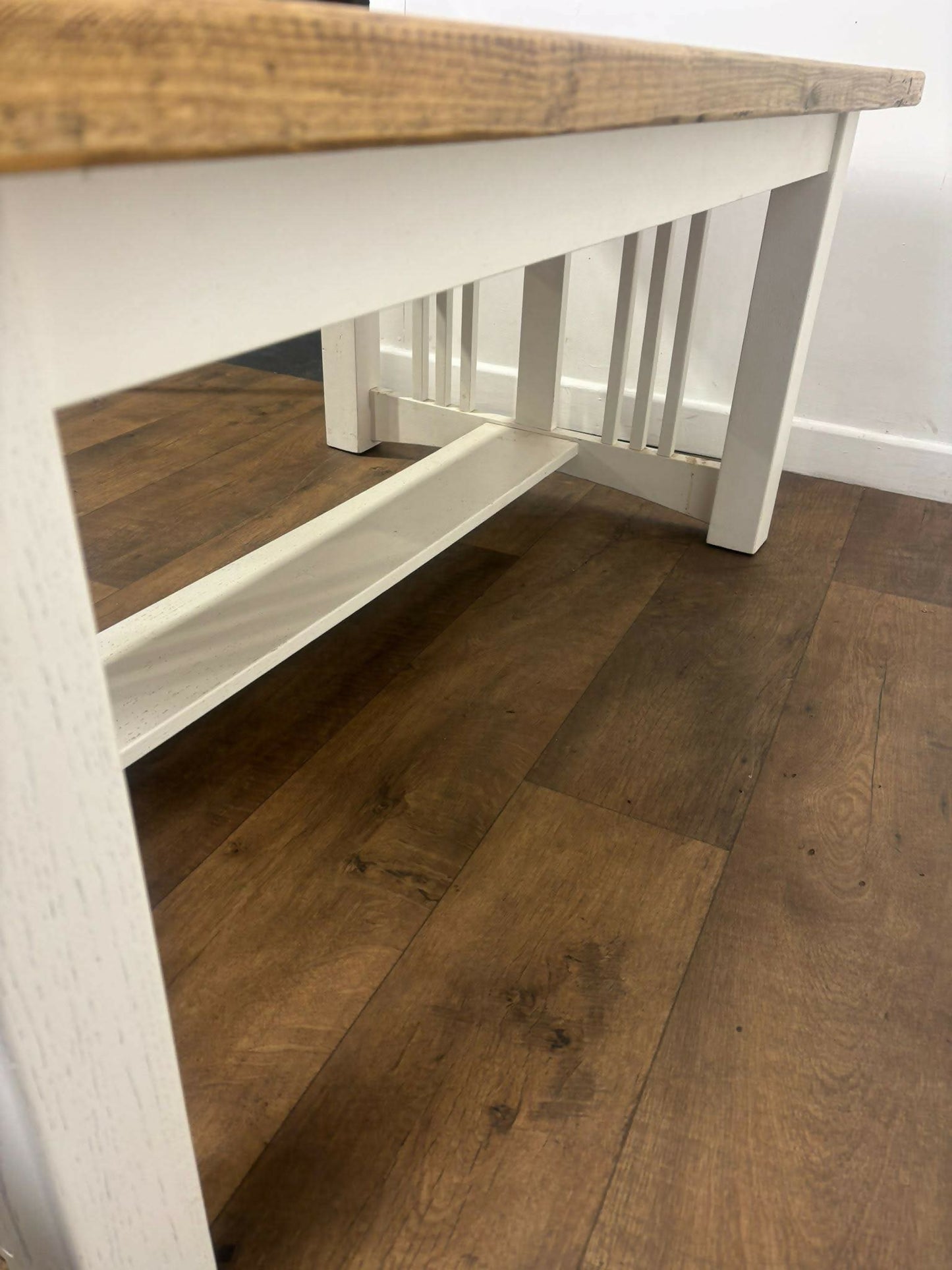 Large Modern Coffee Table With Reclaimed Top