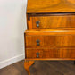 Vintage Walnut Veneer Waterfall Bureau on Claw & Ball Feet