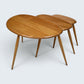 Ercol Pebble Nest Of Tables Ercol's Light Finish Clean Condition Free Delivery*