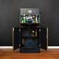 "Kikko" Art Deco Cocktail Cabinet, Vintage 1950s Drinks Cabinet