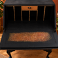 THE AFRICAN ASPECTS UPCYCLED - ONE-OFF FURNITURE ART “Echoes of Her” black, gold and copper bureau