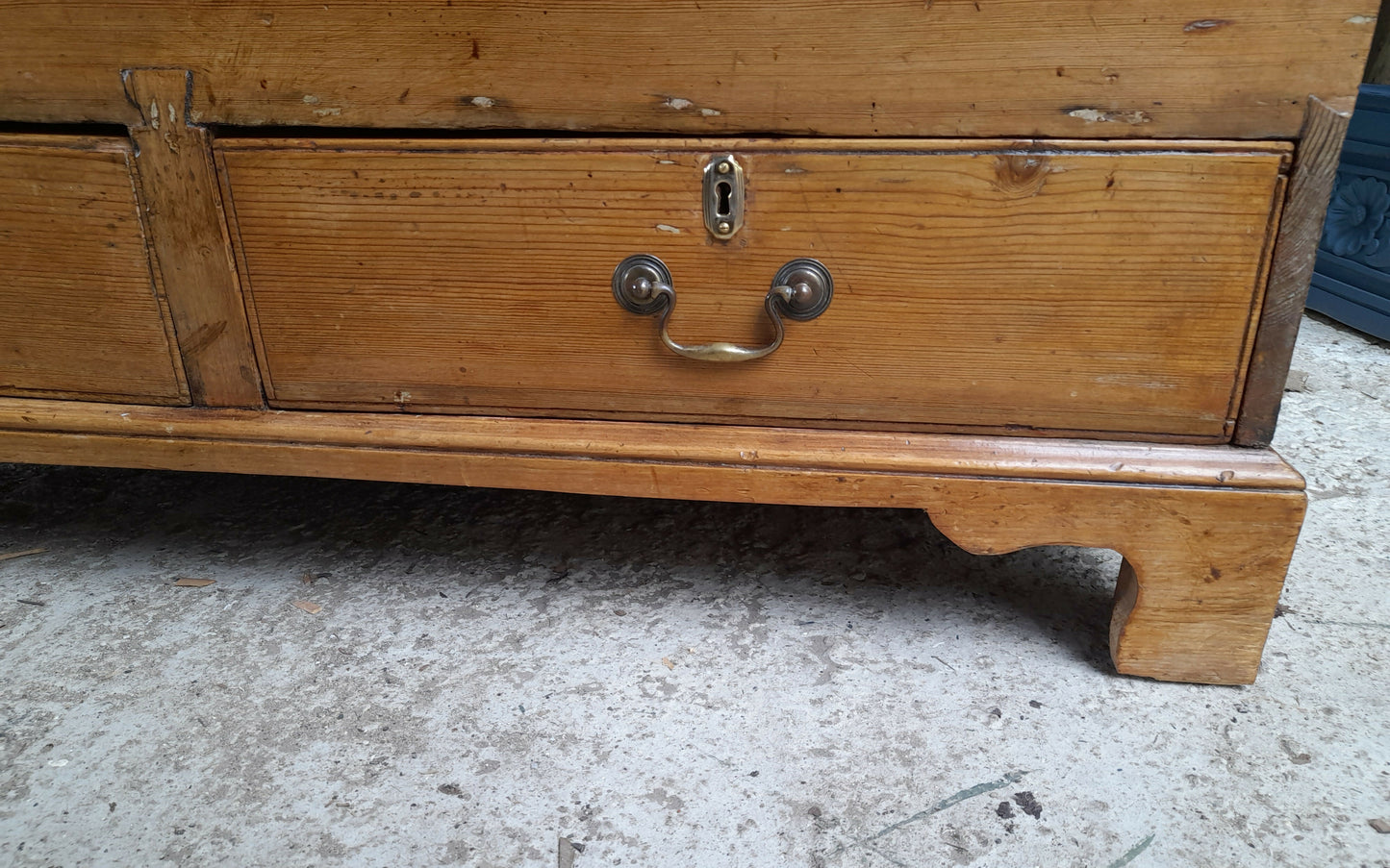 Antique Pine Mule Chest