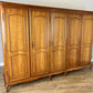 Wardrobe Vintage French Louis XVI Style Five Door Carved Armoire LOT 4985
