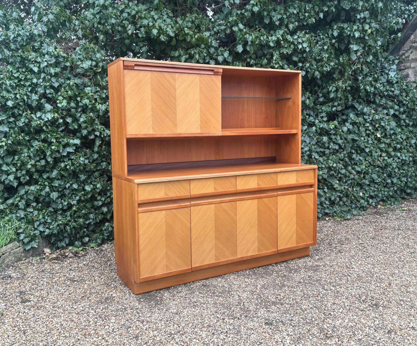 Mid Century G Plan Chevron Sideboard Drinks Cabinet