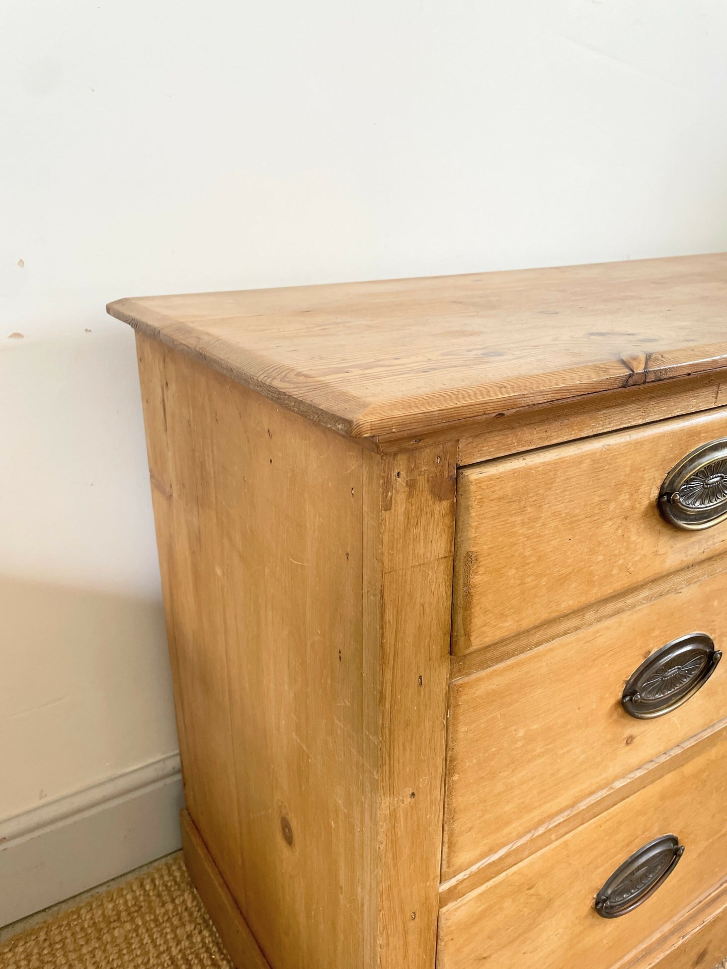 Vintage Pine Chest Of Drawers