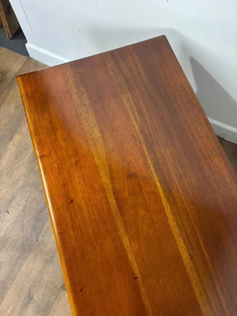 Contemporary Mahogany Flat TV Stand / Media Unit