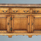 Good Quality Oak Glazed Bookcase