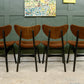 4 x G Plan Librenza Butterfly Back Dining Chairs - Tola Wood - E Gomme - 1960s