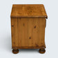 Pine Bedside Cabinet Knotted Pine Drawer Bun Feet Ducal Style FREE UK Delivery
