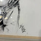 Charcoal Drawing - Young Mick Jagger by Geoffrey Bernard