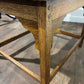 19th Century Oak Occasional Table With Tapestry Top Under Glass