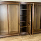 Wardrobe Vintage French Style Five Door Carved Armoire Cabinet LOT 6130
