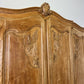 Wardrobe Vintage French Louis XVI Style Oak Four Door Carved Armoire LOT 6384
