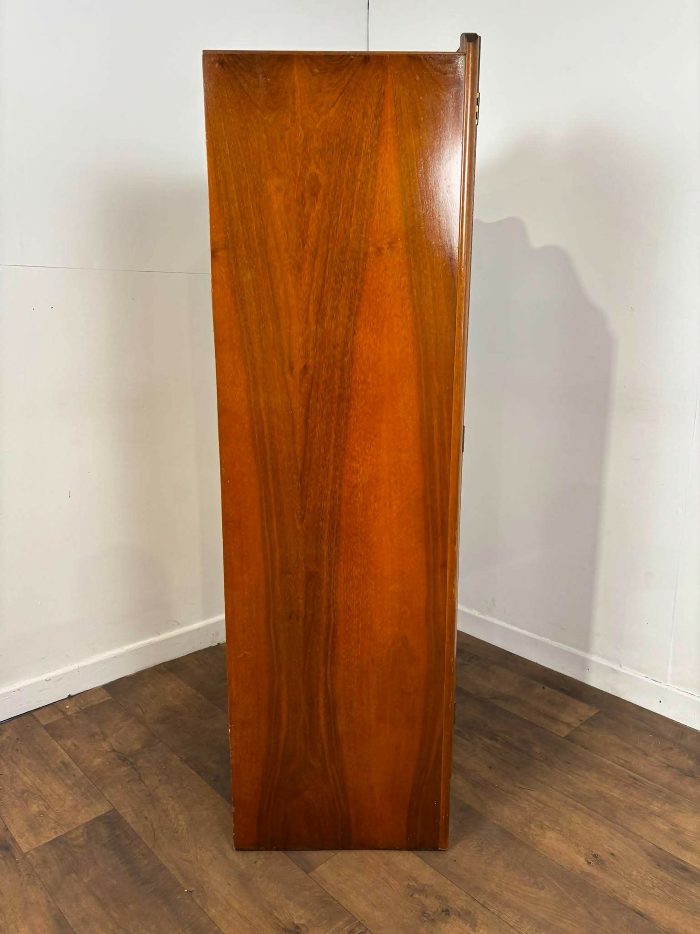 Vintage Art Deco Style Walnut Veneer Wardrobe