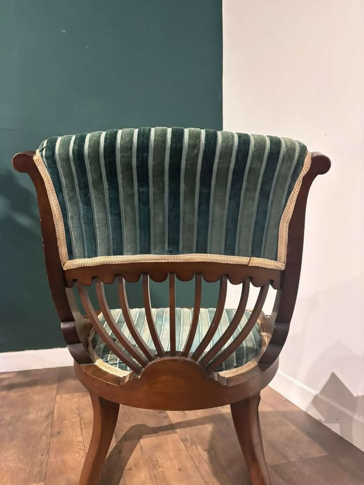 19th Century Beech Framed Rocking Chair8