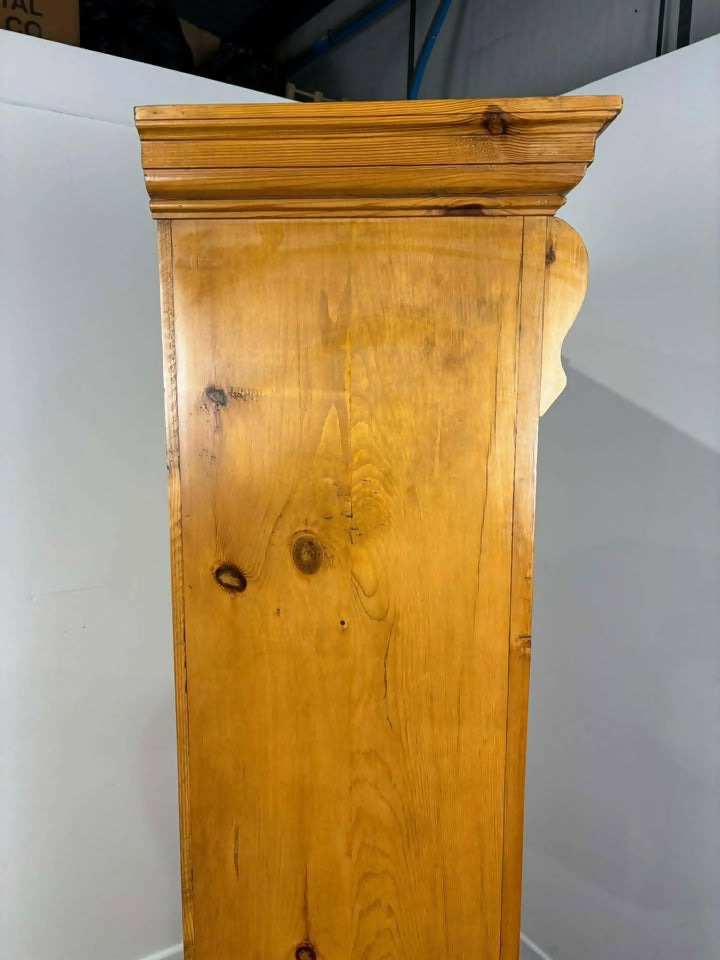 Contemporary Style Large Pine Open Bookcase