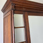 Wardrobe Antique French Style Oak Mirrored Two Drawers Carved Armoire LOT 6541