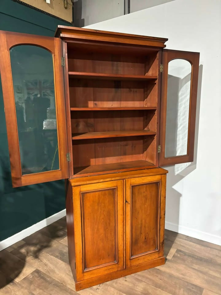 Victorian mahogany chiffonier bookcase 6