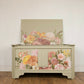 Vintage Oak Upcycled Blanket Box