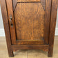 Bedside Table Antique French Marble Top Oak Cabinet Carved Cupboard LOT 6200
