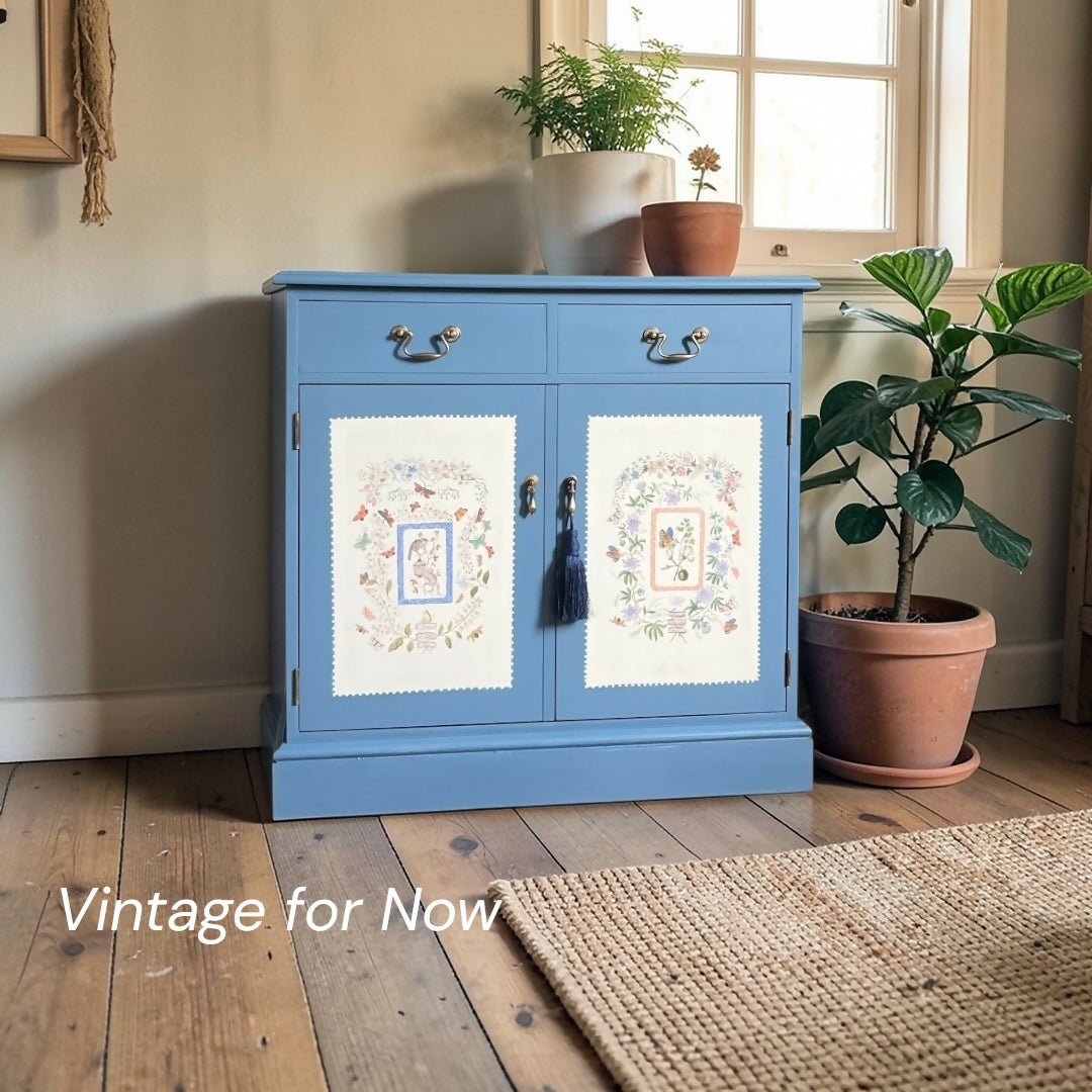 Blue Folky Cabinet