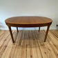 Nathan Mid Century Teak Dining Table Extendable Vintage MCM Extending Table