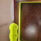 Neon pink cinema seat-back close up-Orange Otter