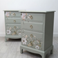 Stag minstrel green bedside tables
