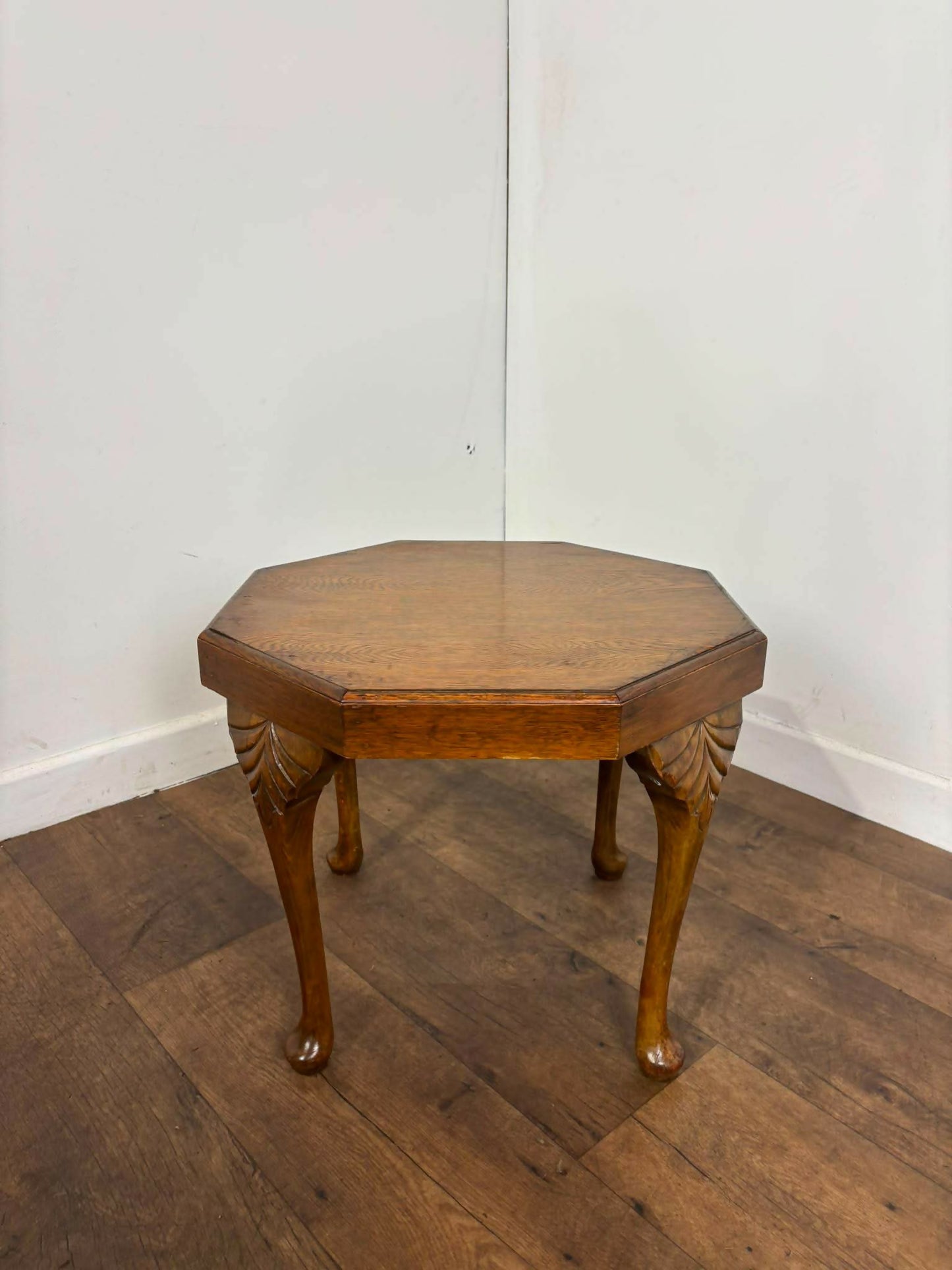 Vintage Oak Octagonal Coffee Table