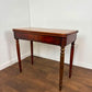 Victorian Crossbanded Mahogany Fold Over Tea Table