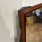 Victorian Mahogany Large Overmantel Mirror with Carved Decoration