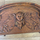 Pediment Antique French Style Oak Carved Decorative Furniture Crest LOT 6540