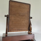 An Antique Victorian mahogany table top mirror