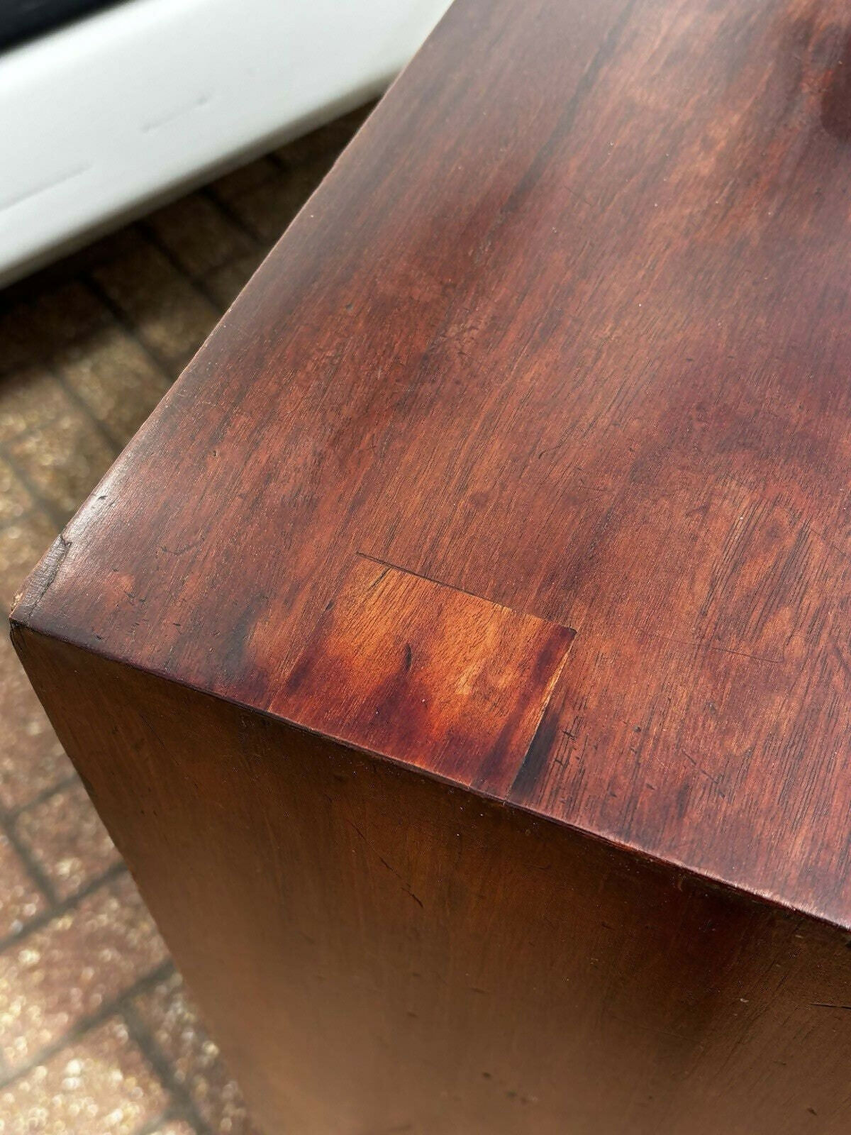 Georgian Mahogany Chest Of Drawers. Nice Small Proportions