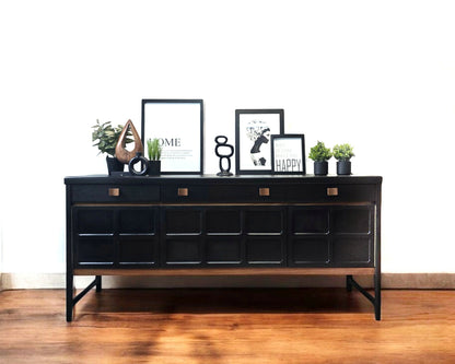 Black Nathan sideboard, cocktail cabinet