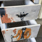 Funky Giraffe Upcycled Bedside Table
