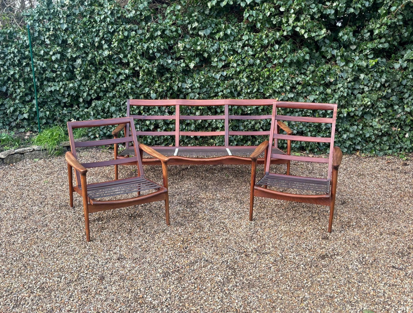 Mid Century Guy Rogers 'New Yorker' Lounge Suite Three Seater Sofa & Two Armchairs