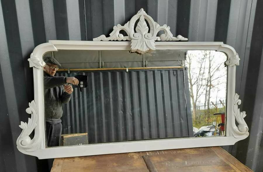 Victorian Overmantle Mirror