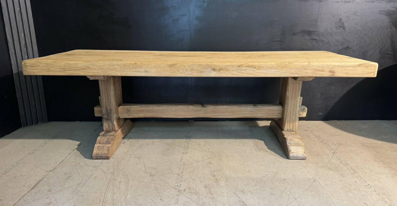 Large French Oak Farmhouse Dining Table