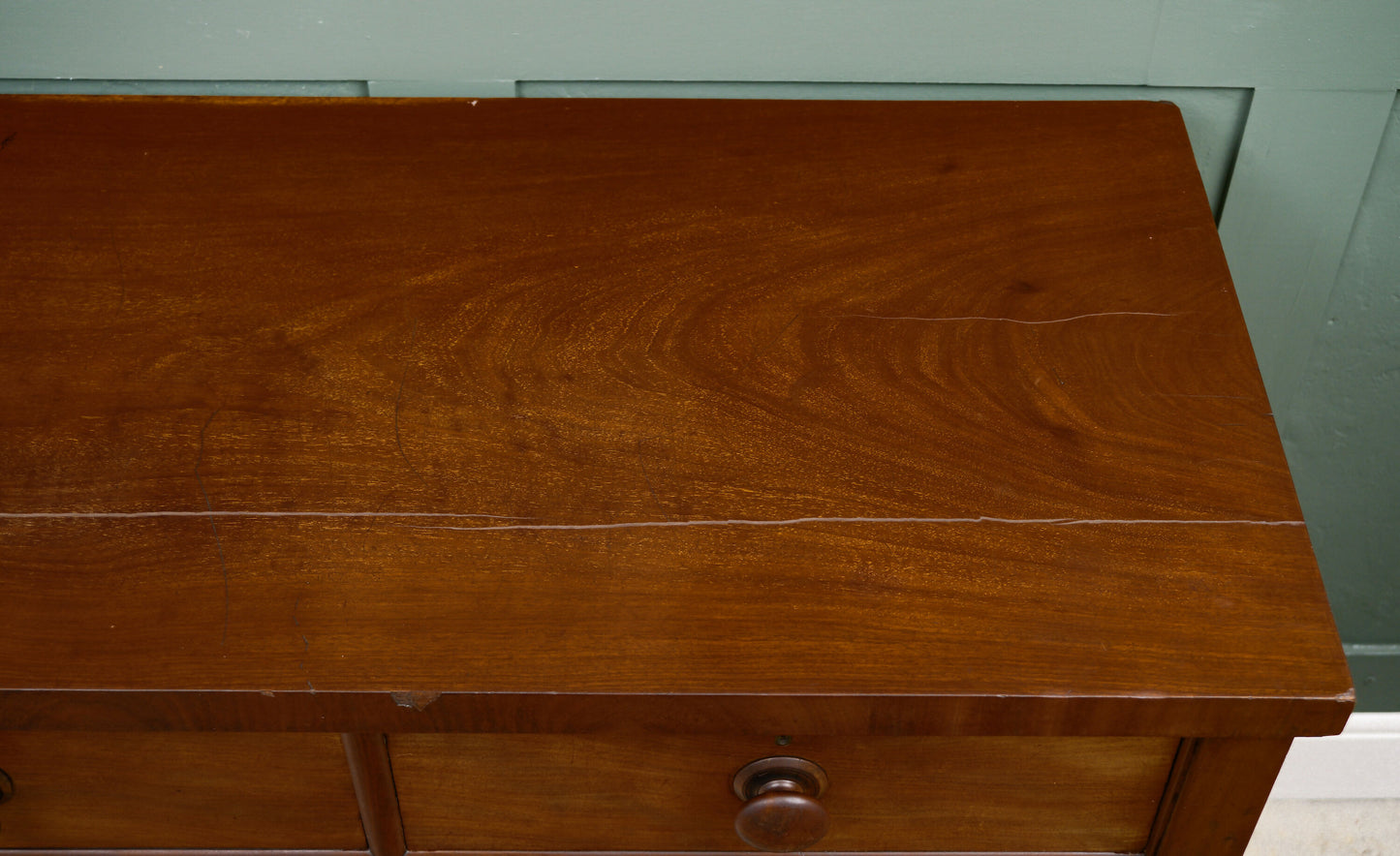 Victorian Mahogany Chest of Drawers - 2 Over 3