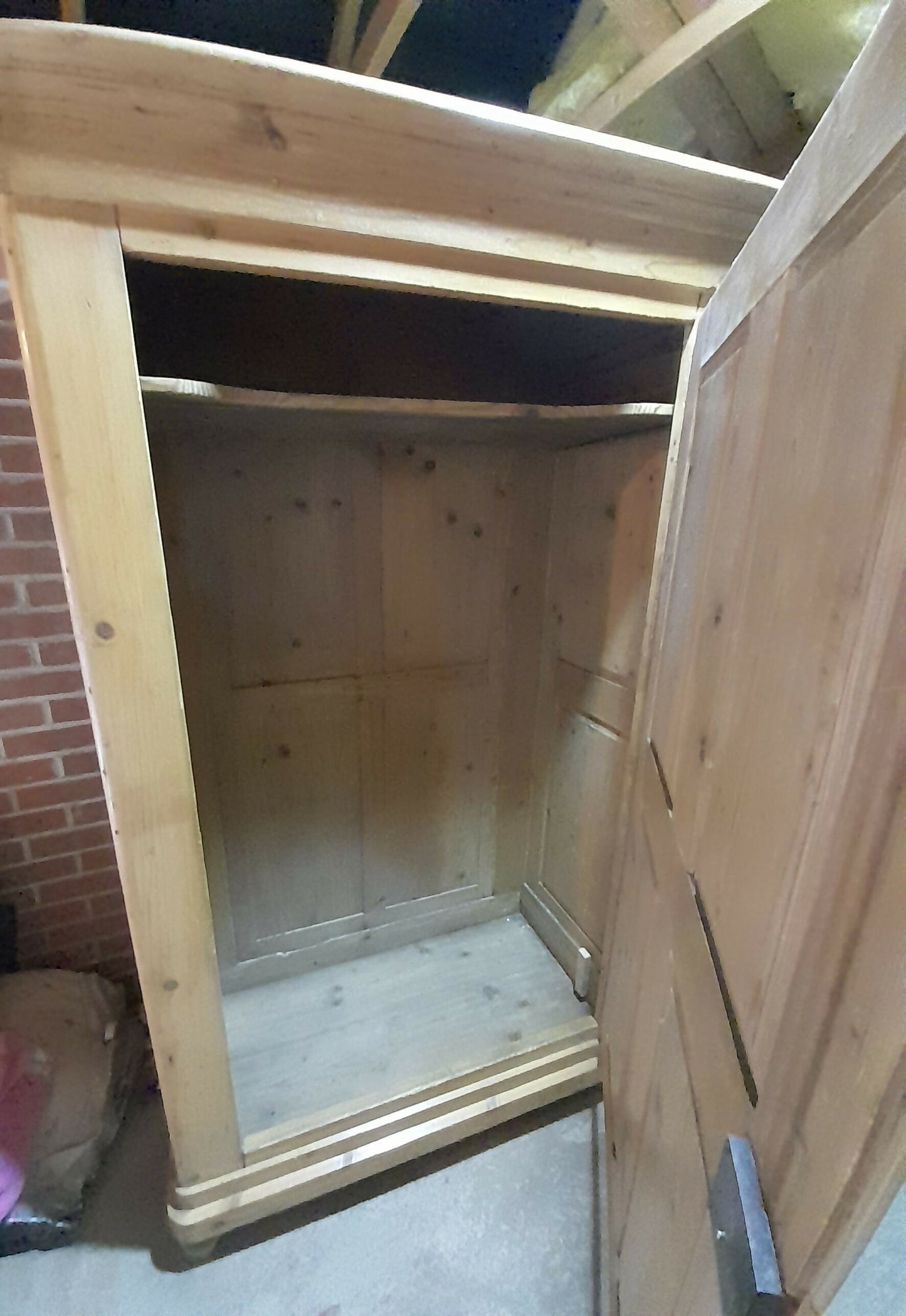 Antique Pine Wardrobe