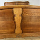 Bed Vintage French Louis XVI Oak Double Bed Frame Carved Headboard LOT 6382