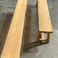 Pair French Oak Dining Benches