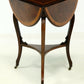 Victorian Inlaid Rosewood And Mahogany Tripod Drop Leaf Table FREE UK Delivery. SBR4375/0912V4