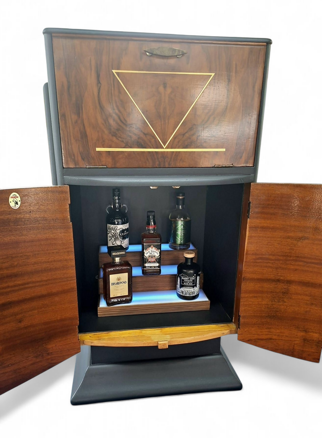 Art Deco Heron Drinks Cabinet